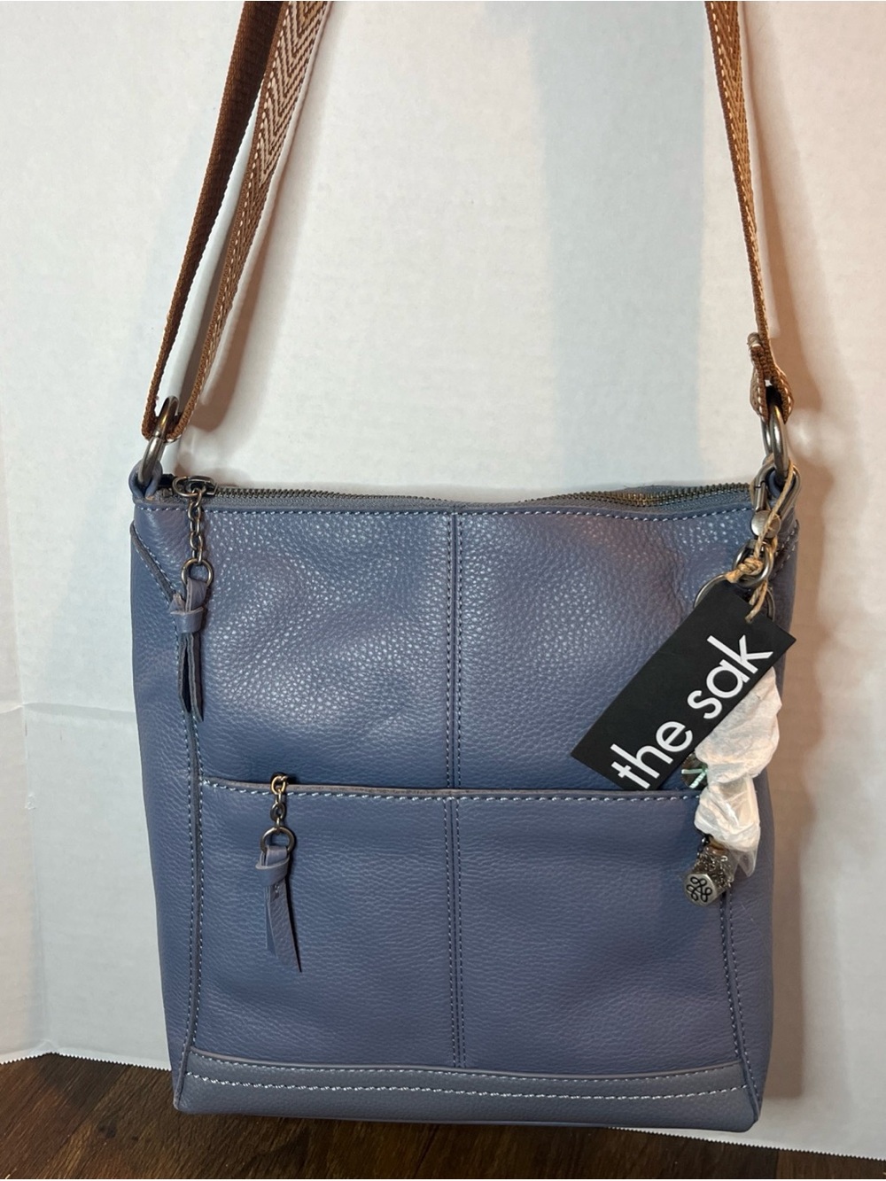 The Sak Women's Crossbody Bag in Slate Blue New with Tags
